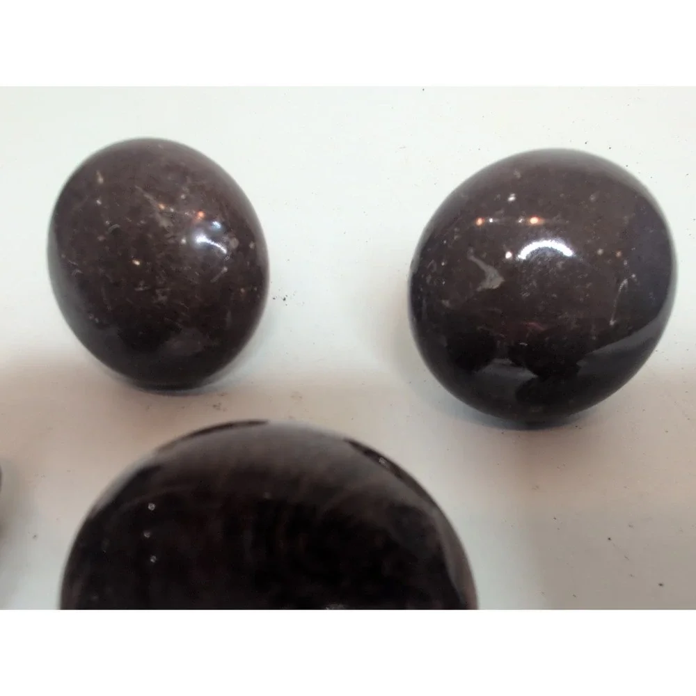 Lot of 12 Rare 1800s Antique Brown Tiger Eye Swirl Door Knobs Vintage